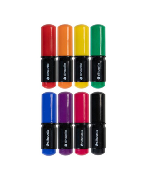 Lot de 8 stylos bille Silhouette