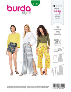 Patron de pantalon - Burda 6199