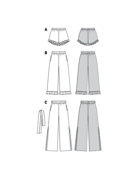 Patron de pantalon - Burda 6199