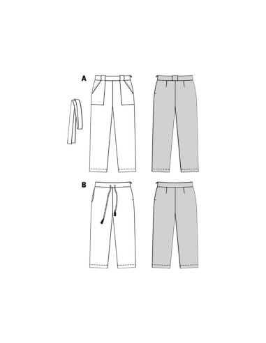 Patron de pantalon - Burda 6218