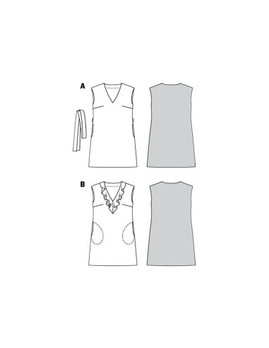 Patron de robe - Burda 6221