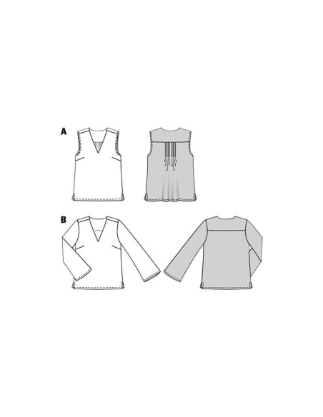 Patron de blouse - Burda 6234