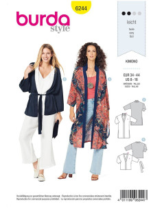Patron de kimono - Burda 6244