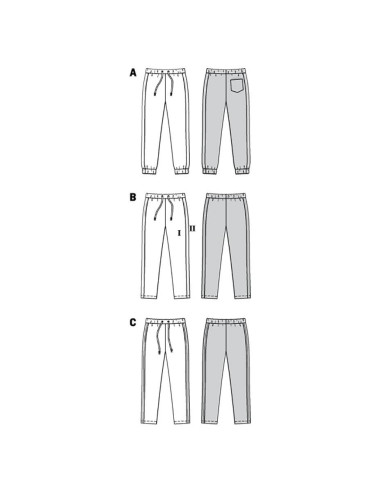 Patron de pantalon - Burda 9300