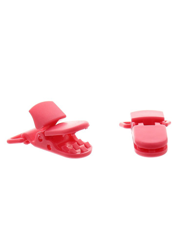 Pince attache tétine KAM - Fuchsia