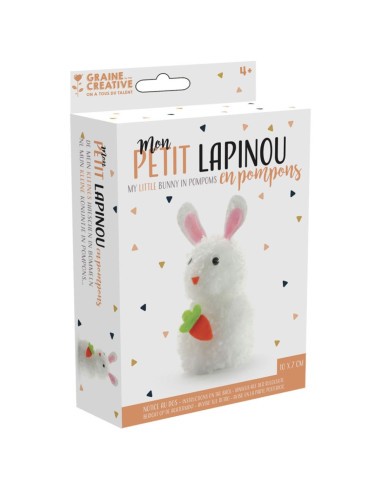 Kit pompon - Mon petit lapinou
