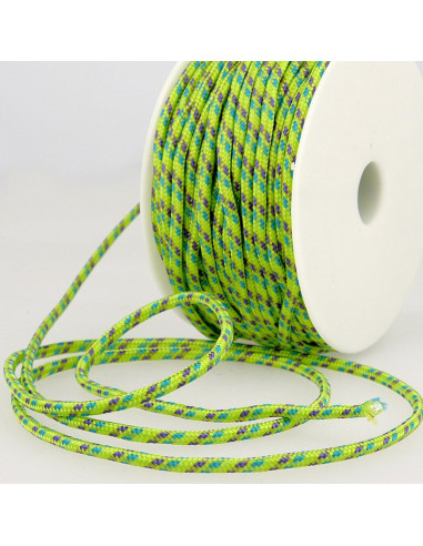 Cordon multicolore sport - Vert, bleu et violet