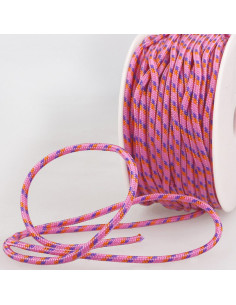 Cordon multicolore sport - Rose, violet et orange