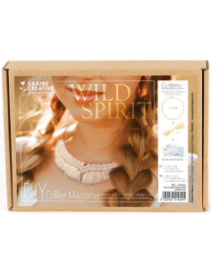 Kit collier en macramé