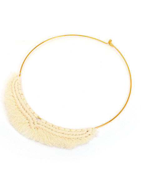 Kit collier en macramé