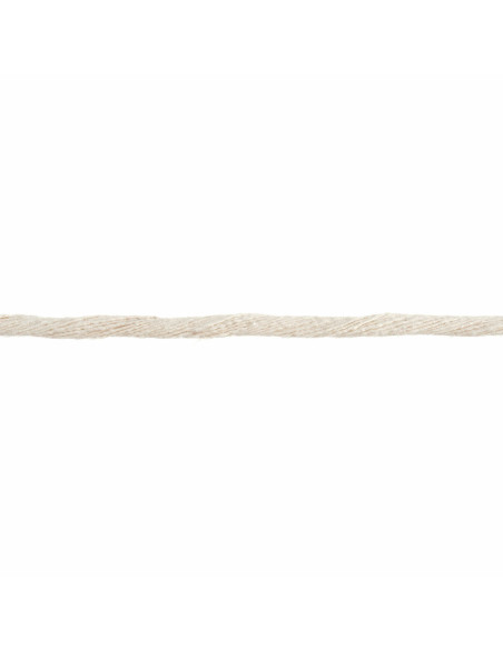 Cordon coton macramé 5 mm naturel