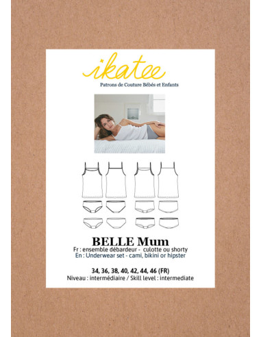 Patron de lingerie femme Belle - Ikatee