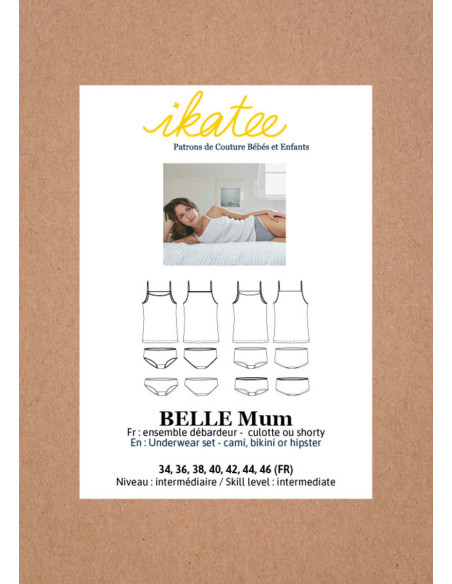 Patron de lingerie femme Belle - Ikatee