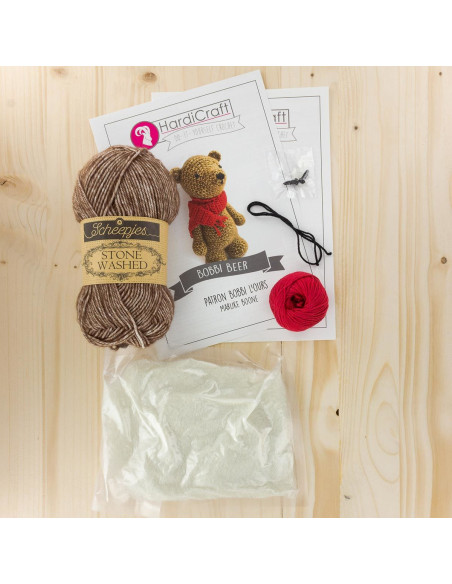 Kit crochet - Bobbi l´ourson