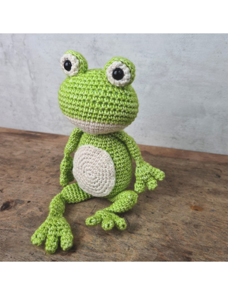 Kit crochet - Vinny la grenouille