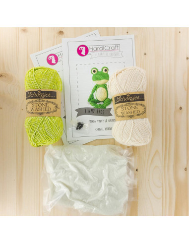 Kit crochet - Vinny la grenouille
