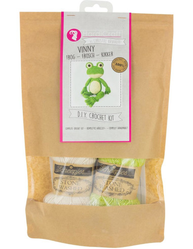 Kit crochet - Vinny la grenouille