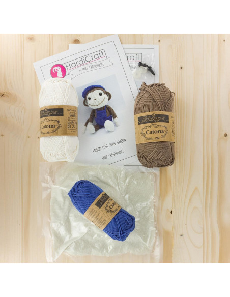 Kit crochet - Bryan le singe