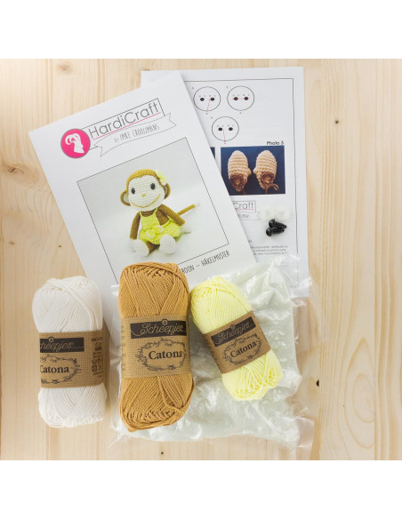 Kit crochet - Nikki le singe