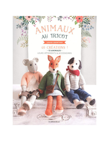Livre animaux au tricot - 40 créations - 13 animaux