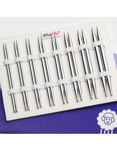 Trousse aiguilles à tricoter circulaires KnitPro Deluxe Nova Metal