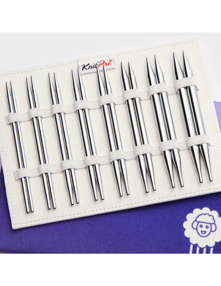 Trousse aiguilles à tricoter circulaires KnitPro Deluxe Nova Metal