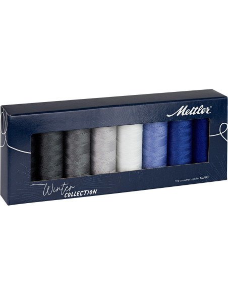 Coffret 8 fils à coudre polyester 200m Winter Mettler ®