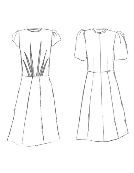 Patron de robe, blouse Zénith - Maison Fauve