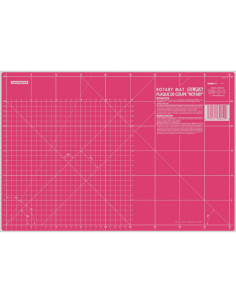 Planche de découpe patchwork Olfa 30 x 45 cm - Rose