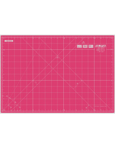 Planche de découpe patchwork Olfa 30 x 45 cm - Rose 2