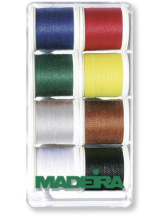 Boite de fils à coudre 100 m Aerofil Extra Fort Madeira
