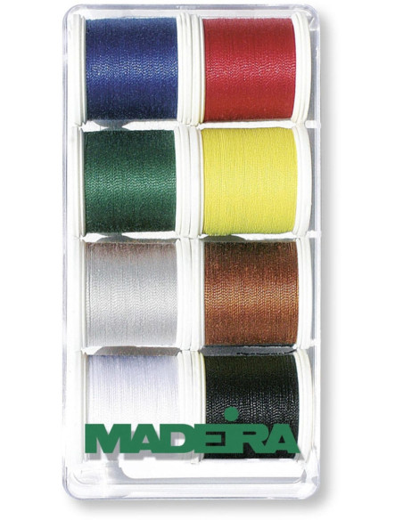 Boite de fils à coudre 100 m Aerofil Extra Fort Madeira