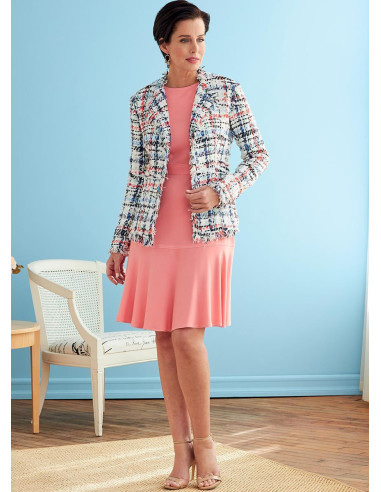 Patron de veste, robe, haut et jupe - Butterick 6738