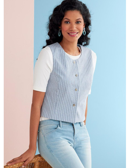 Patron de gilet - Butterick 6745