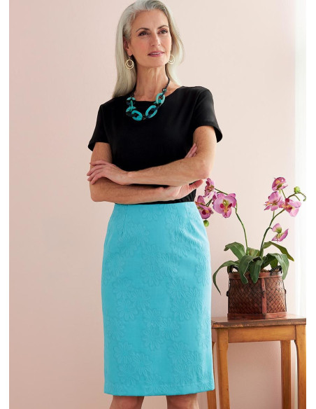 Patron de jupe et ceinture - Butterick 6746