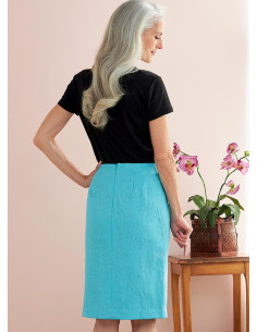 Patron de jupe et ceinture - Butterick 6746 2