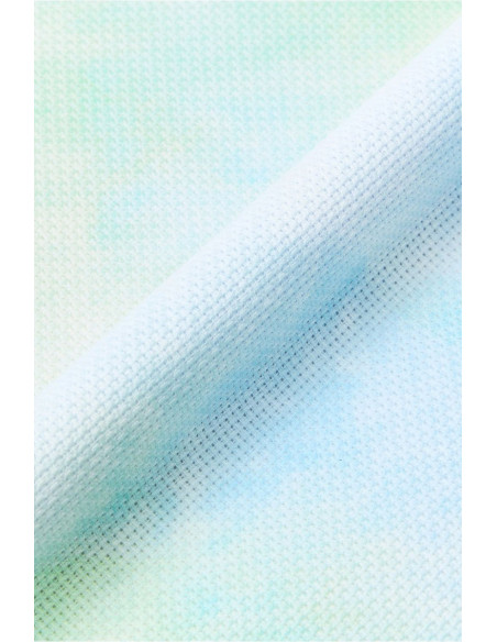 Toile aïda 5.5 imprimée à broder DMC - Rosée du matin