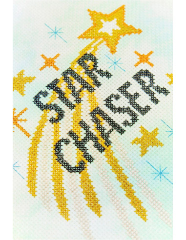 Toile aïda 5.5 imprimée à broder DMC - Rosée du matin