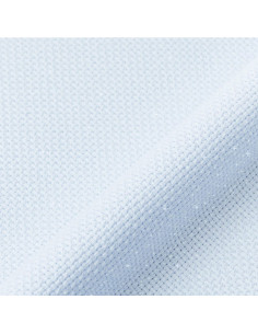 Toile aïda 5.5 irisée à broder DMC - Bleu