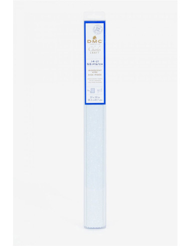 Toile aïda 5.5 irisée à broder DMC - Bleu