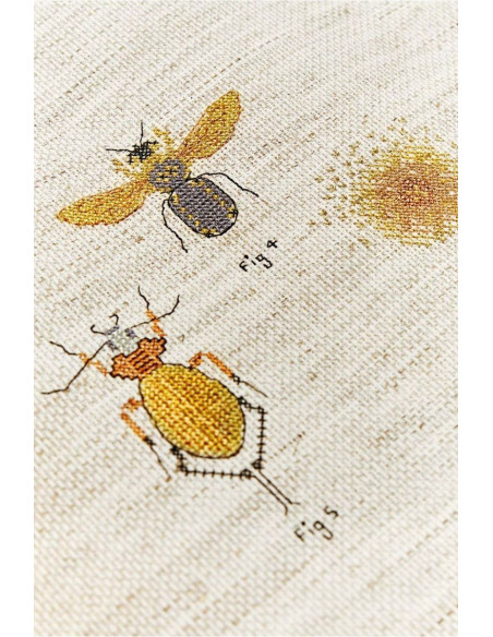 Toile aïda de lin 5.5 à broder DMC