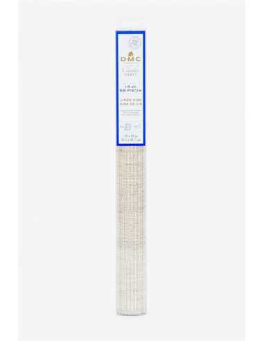 Toile aïda de lin 5.5 à broder DMC