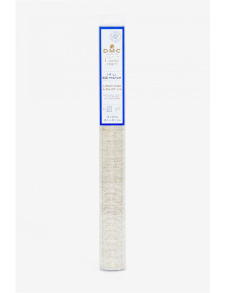 Toile aïda de lin 5.5 à broder DMC