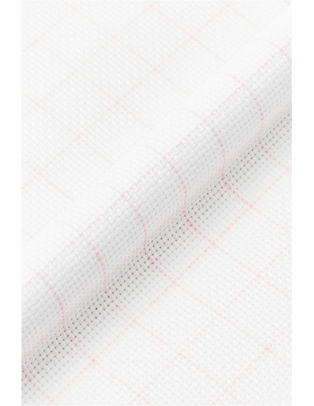 Toile aïda 5.5 magic guide à broder DMC - Blanc