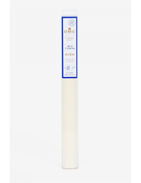 Toile aïda 7.0 à broder DMC - Écru