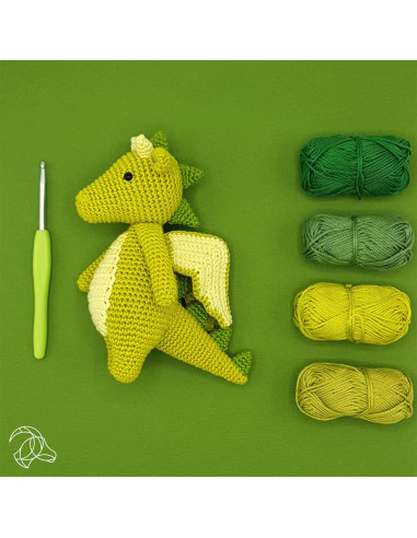 Kit crochet - Doris le dragon