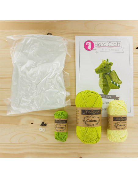 Kit crochet - Doris le dragon