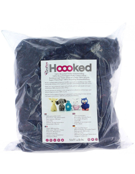 Fibre de rembourrage Hoooked 250 g - Gris tempête
