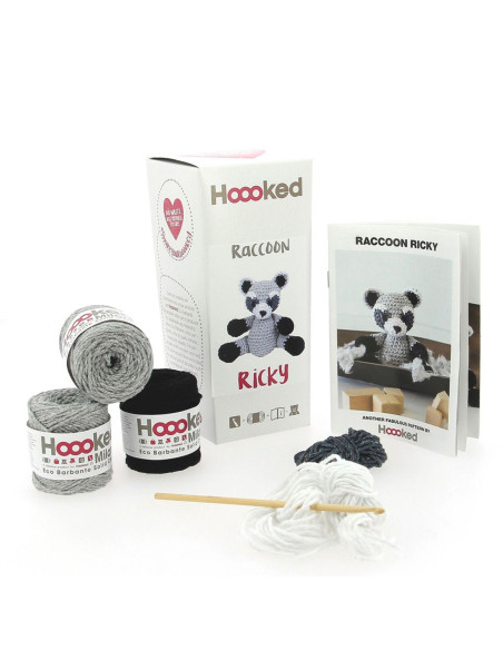 Kit crochet - Ricky le raton laveur