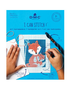 Kit canevas enfant DMC - Gaspard le renard